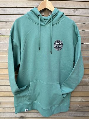 Chopped Strength Through Vulnerability Slate Green Unisex Pullover Hooded Sweatshirt