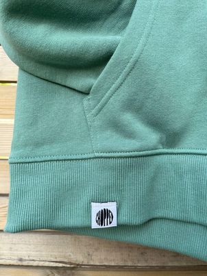 Chopped Strength Through Vulnerability Slate Green Unisex Pullover Hooded Sweatshirt