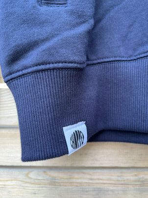 The ABB Deep Navy Unisex Raglan Pullover Hoody with Side Pockets