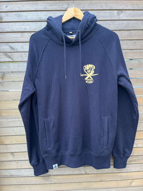 The ABB Deep Navy Unisex Raglan Pullover Hoody with Side Pockets