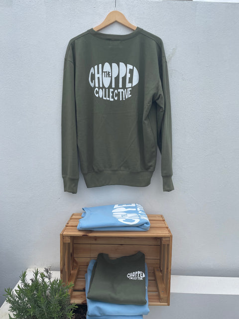 Team Rider Army Green Classic Cut Sweatshirt