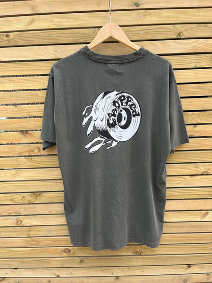 Insane In The 'Thane Stone Washed Grey Unisex Oversized Heavy Jersey T-Shirt