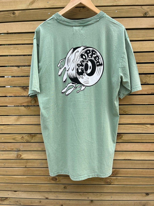 Insane In The 'Thane Stone Washed Green Unisex Oversized Heavy Jersey T-Shirt