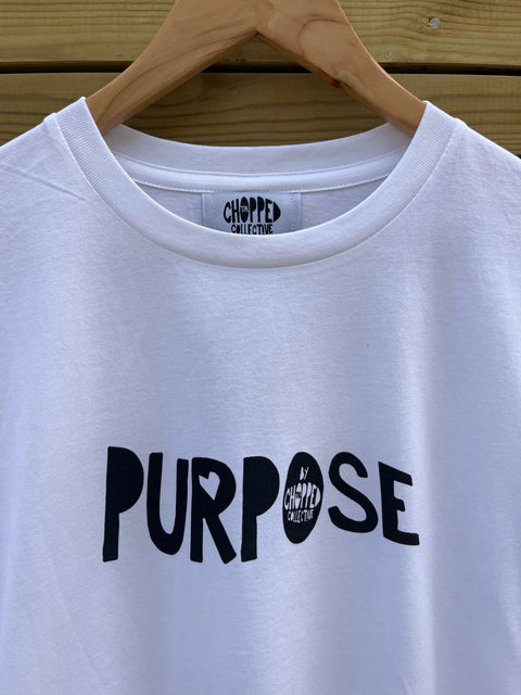 Purpose White Classic Cut Jersey T-Shirt